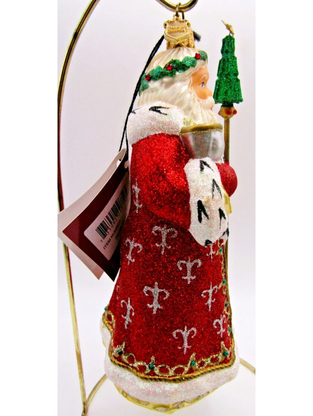 Reed & Barton Pere Noel Signature Santa Ornament Original Box and Tag C4114G